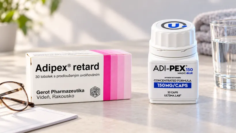 Adipex Retard vs. ADI-PEX: rovnaký názov v hľadaní, odlišné produkty